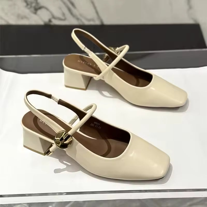 cream colored shoes